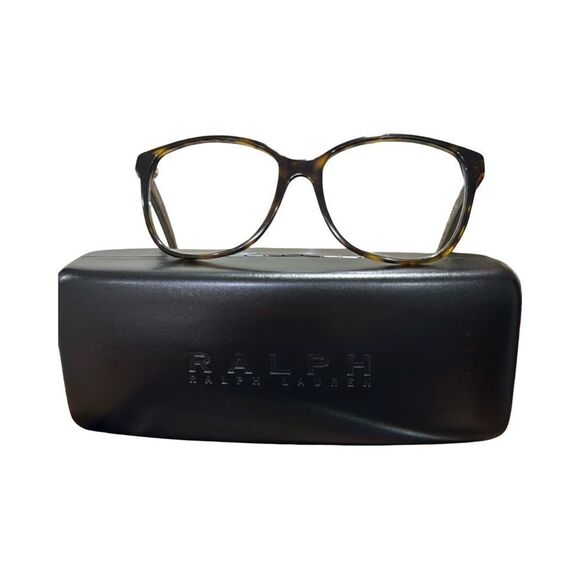 RALPH LAUREN CAT EYE EYEGLASSES. RL6222  54  SHINY DARK HAVANA - Picture 3 of 6